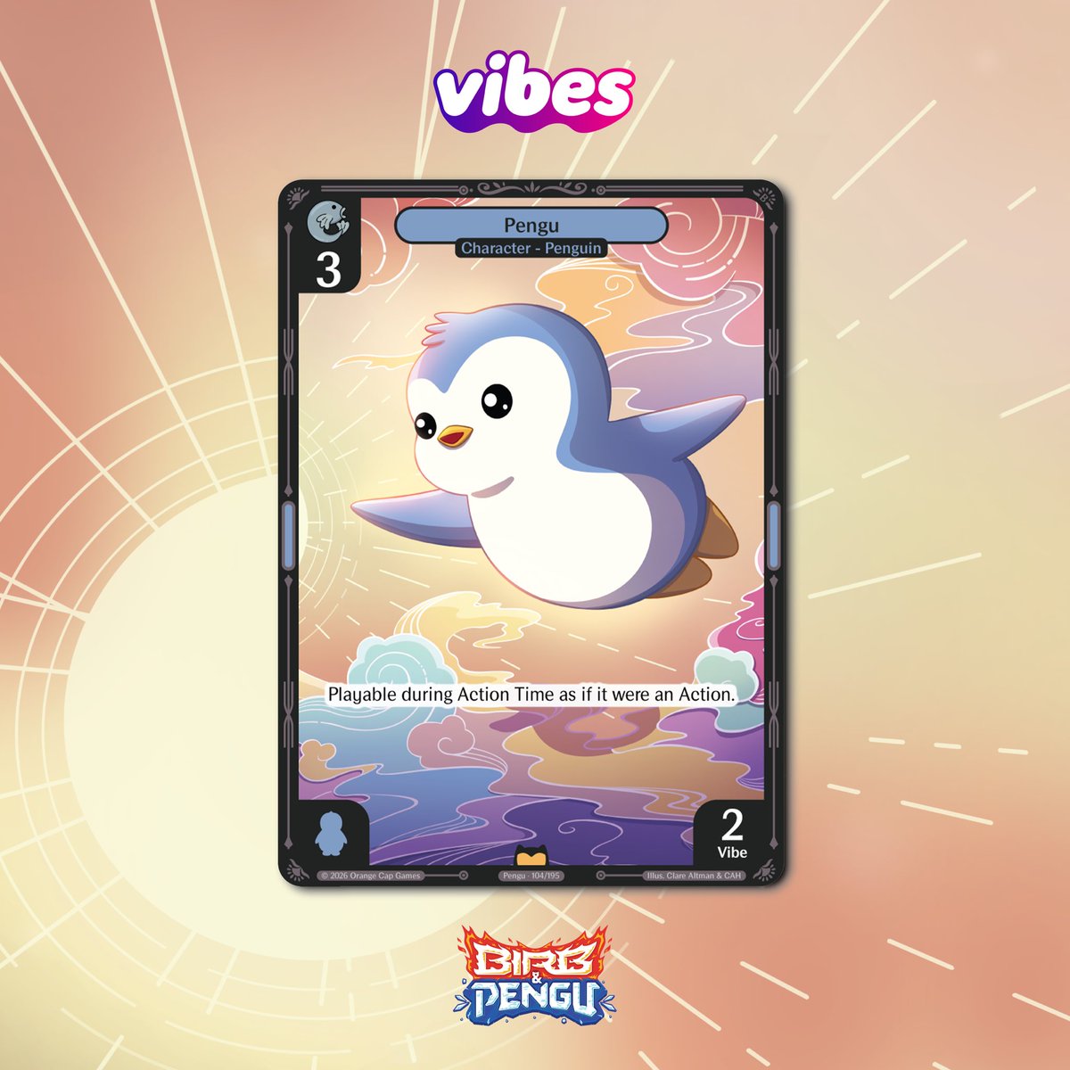 Vibes Set 3: Bird & Pengu PRE-ORDER + Exclusive Poster Moonbirds IP alongside Pudgy Penguins.
