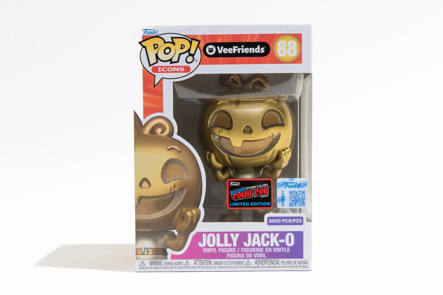 VeeFriends Jolly Jack-O Gold Funko Pop New In Box