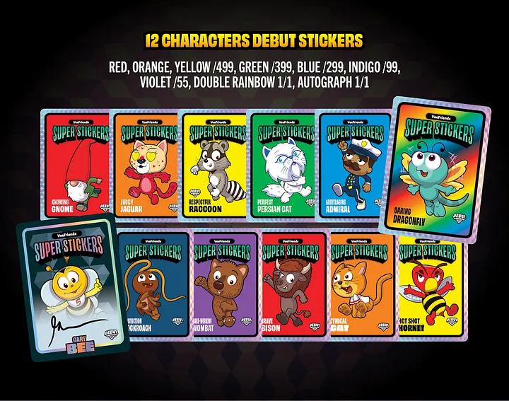 PRESALE - VeeFriends Super Stickers Spectacular Series - Sealed Box