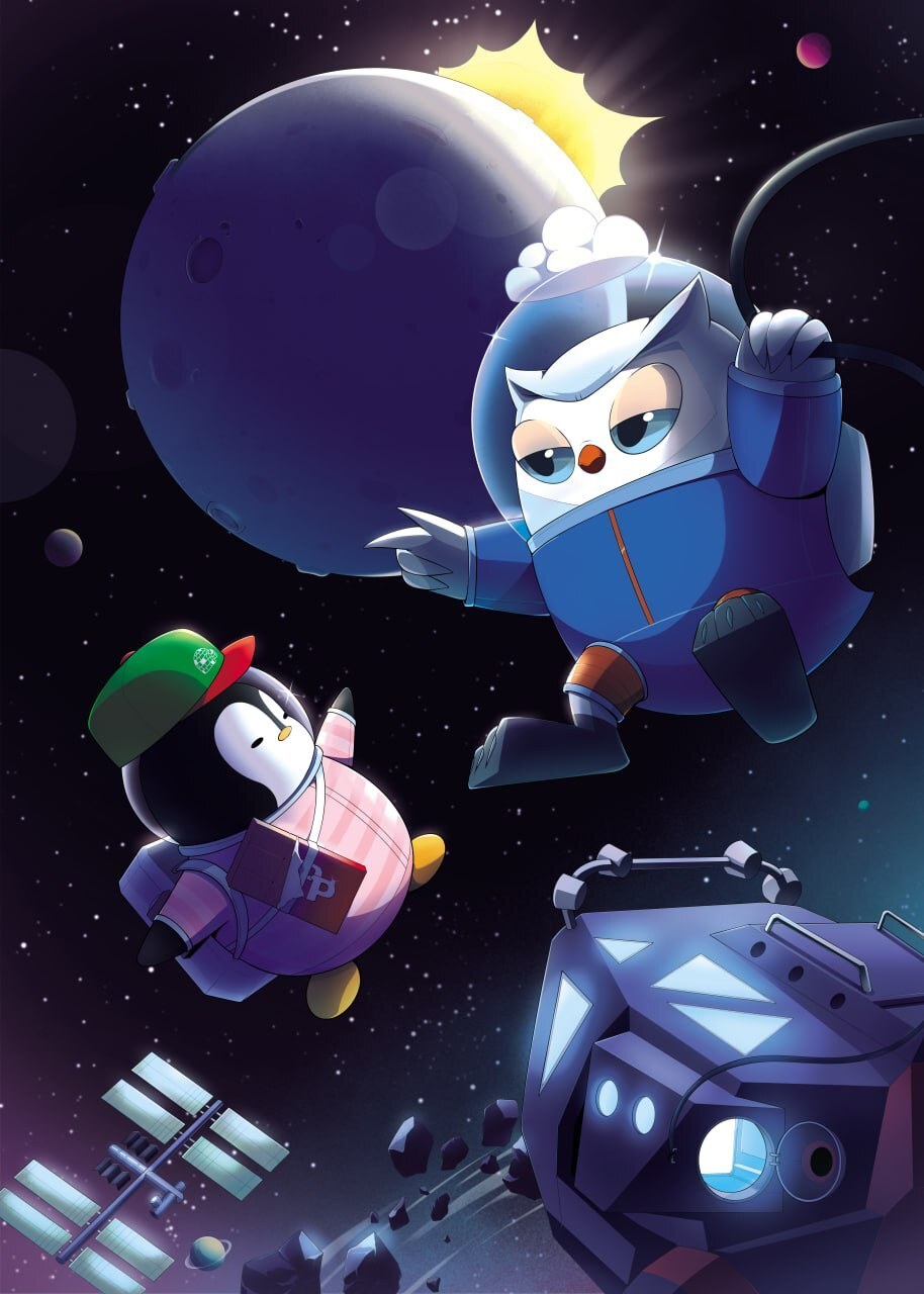 Vibes Set 3: Bird & Pengu PRE-ORDER + Exclusive Poster Moonbirds IP alongside Pudgy Penguins.